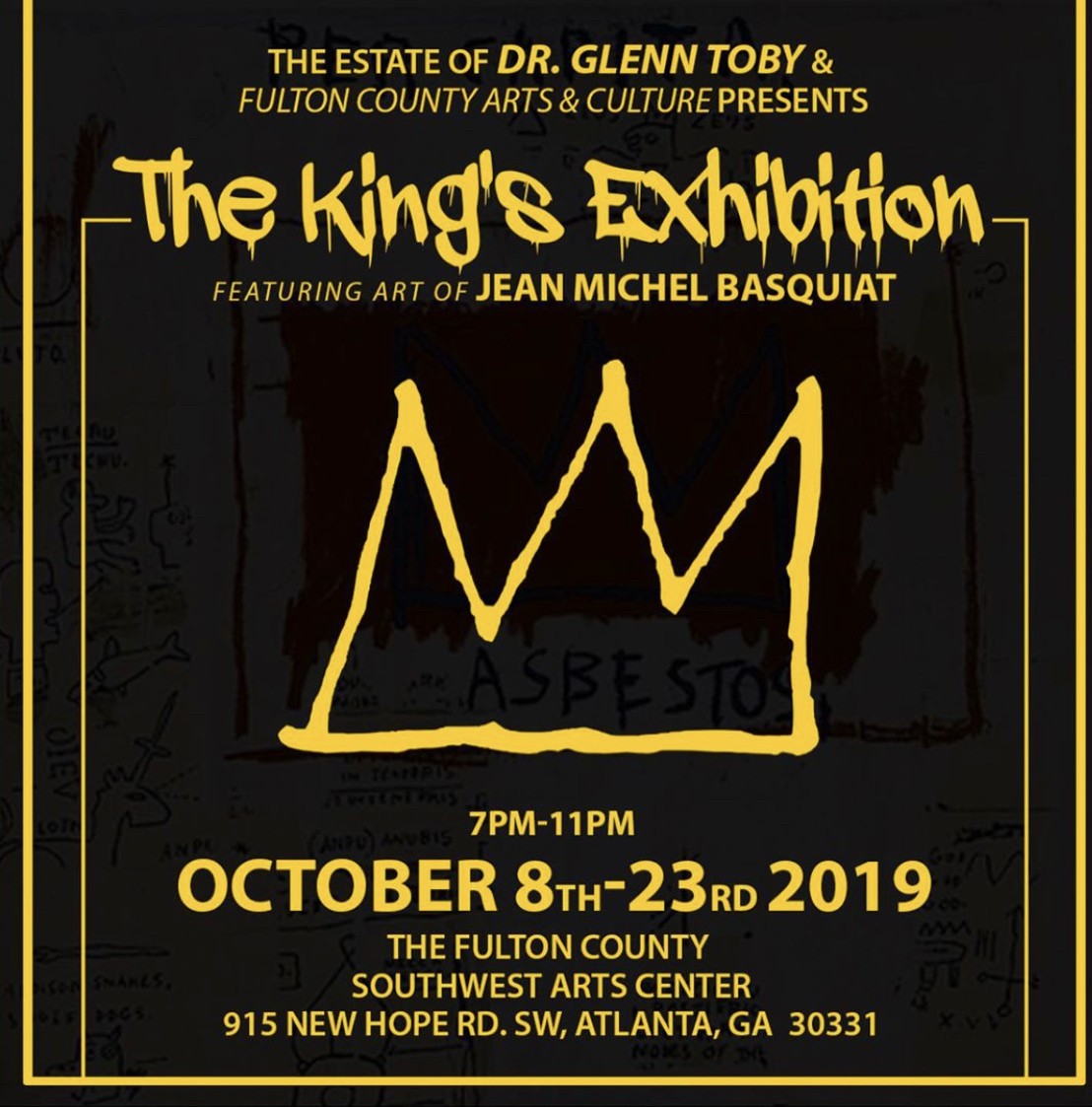 The King’s Exhibition flyer, Atlanta, GA
